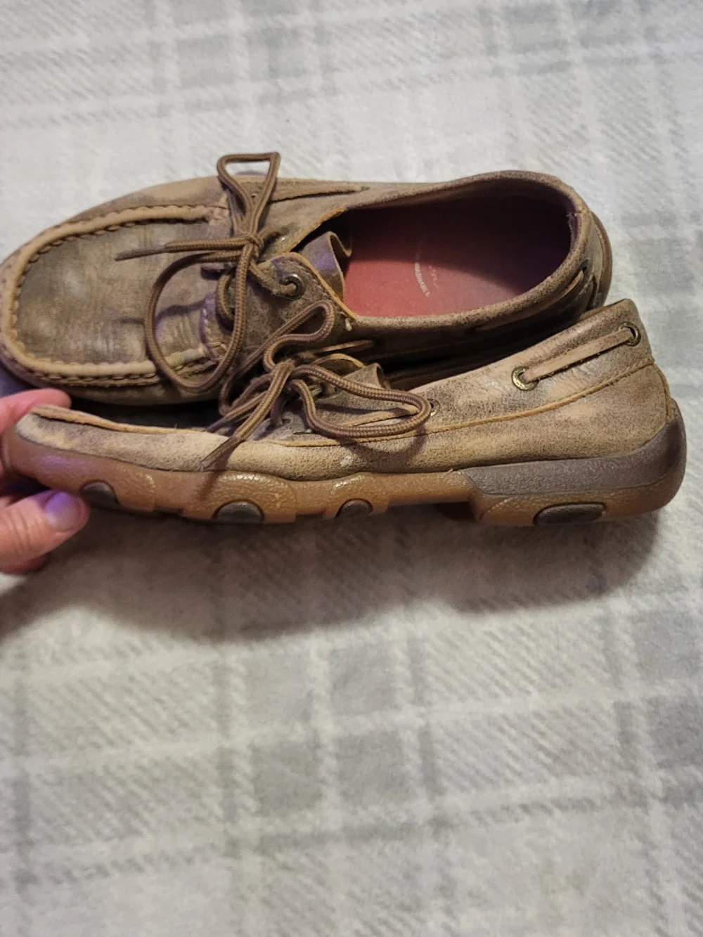 Twisted X Leather Loafers Women's 6.5